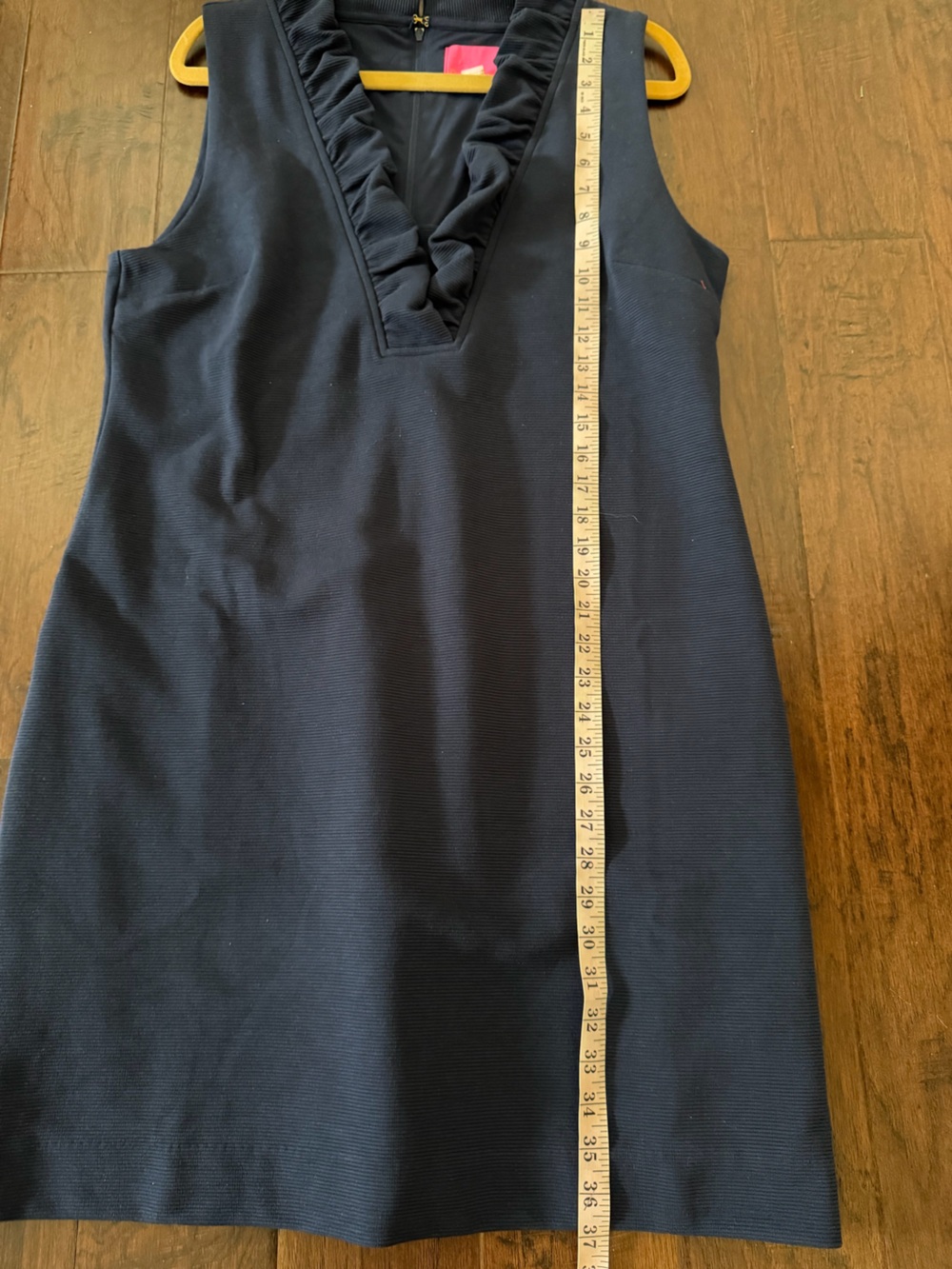 Lilly Pulitzer Tisbury Navy Sleeveless Shift Dress Size XL - Picture 7 of 7